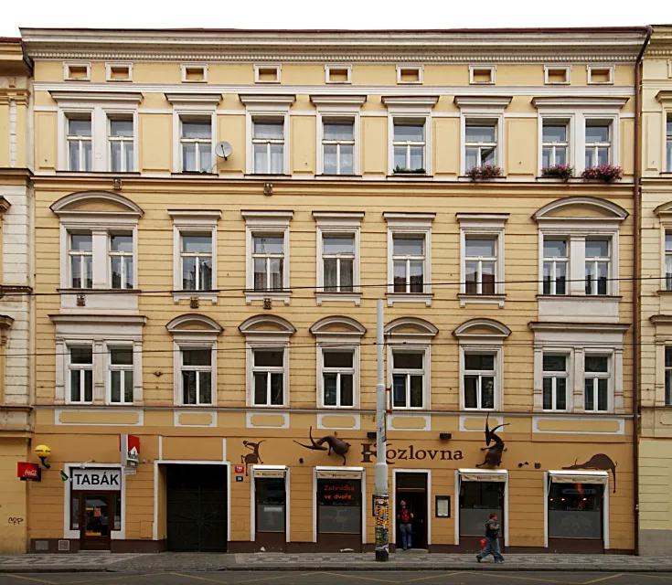 Lidická – pohled
